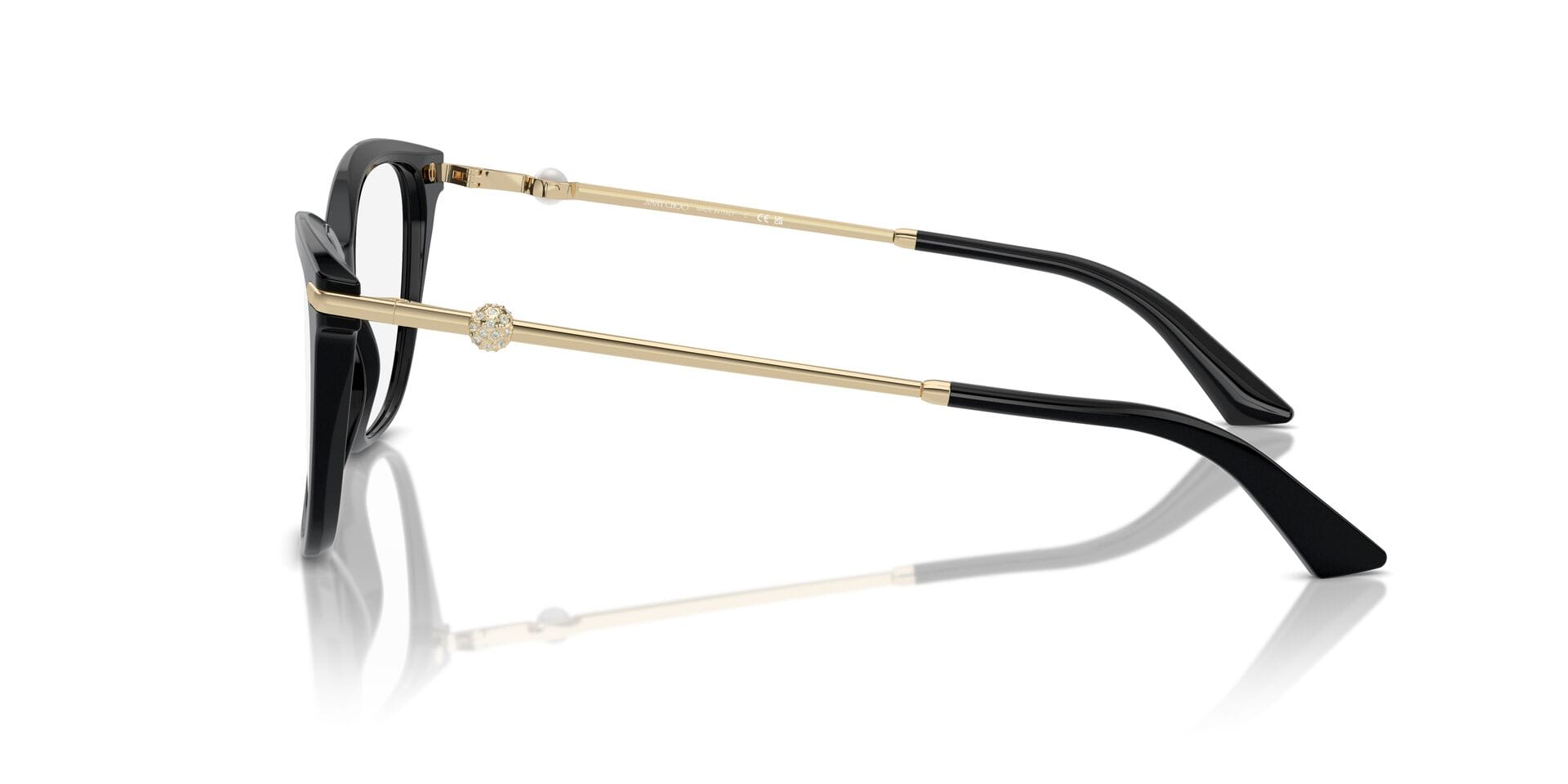 Jimmy Choo 0JC3007HB Frame Black Female Full Metal Frame — Black frame — view 5