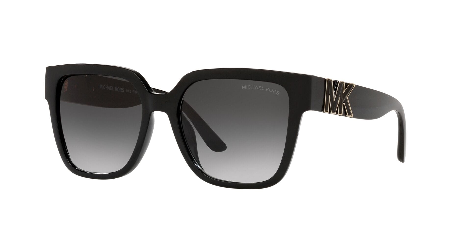 Michael Kors 0MK2170 Sunglass Black Female Full Shell Sunglass — Black frame — view 2