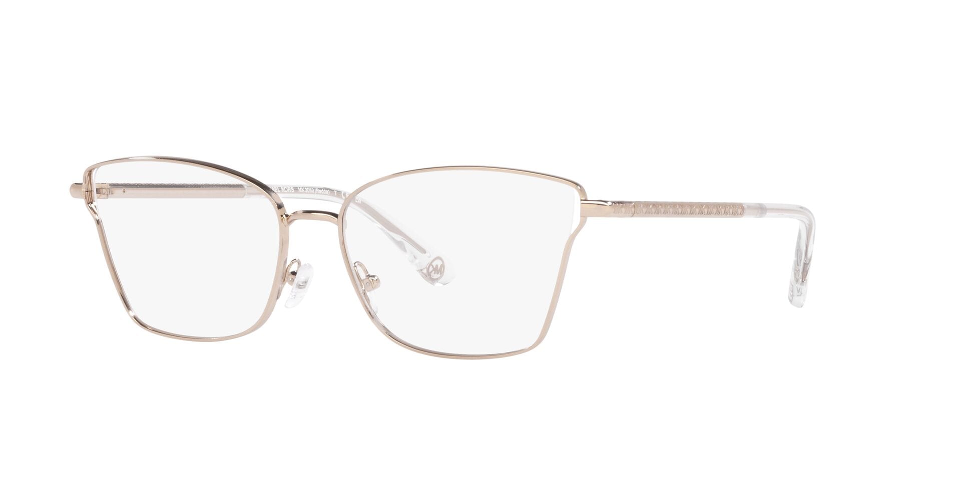Michael Kors 0MK3063 Frame Light Gold Female Full Metal Frame — view 1