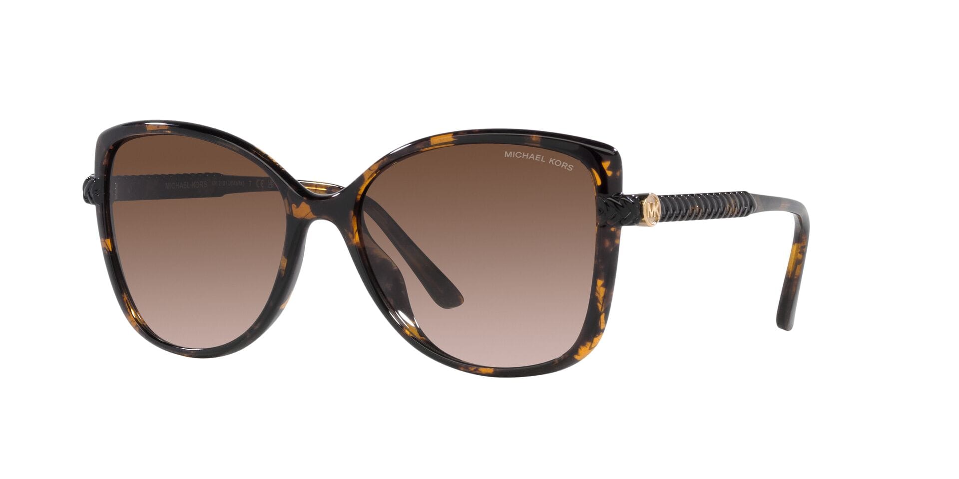 Michael Kors 0MK2181U Sunglass Havana Female Full Shell Sunglass — Havana frame — view 2