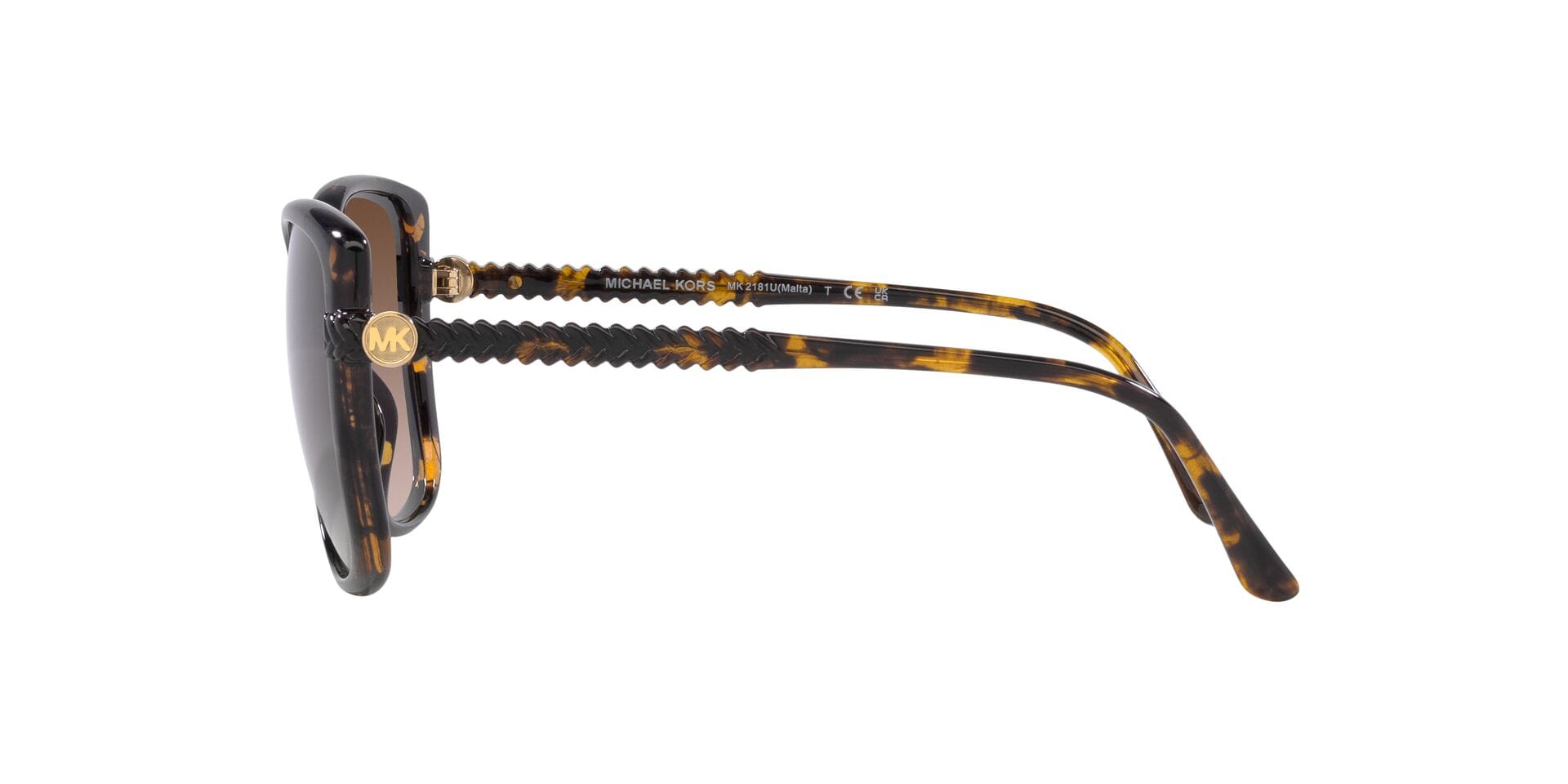 Michael Kors 0MK2181U Sunglass Havana Female Full Shell Sunglass — Havana frame — view 7