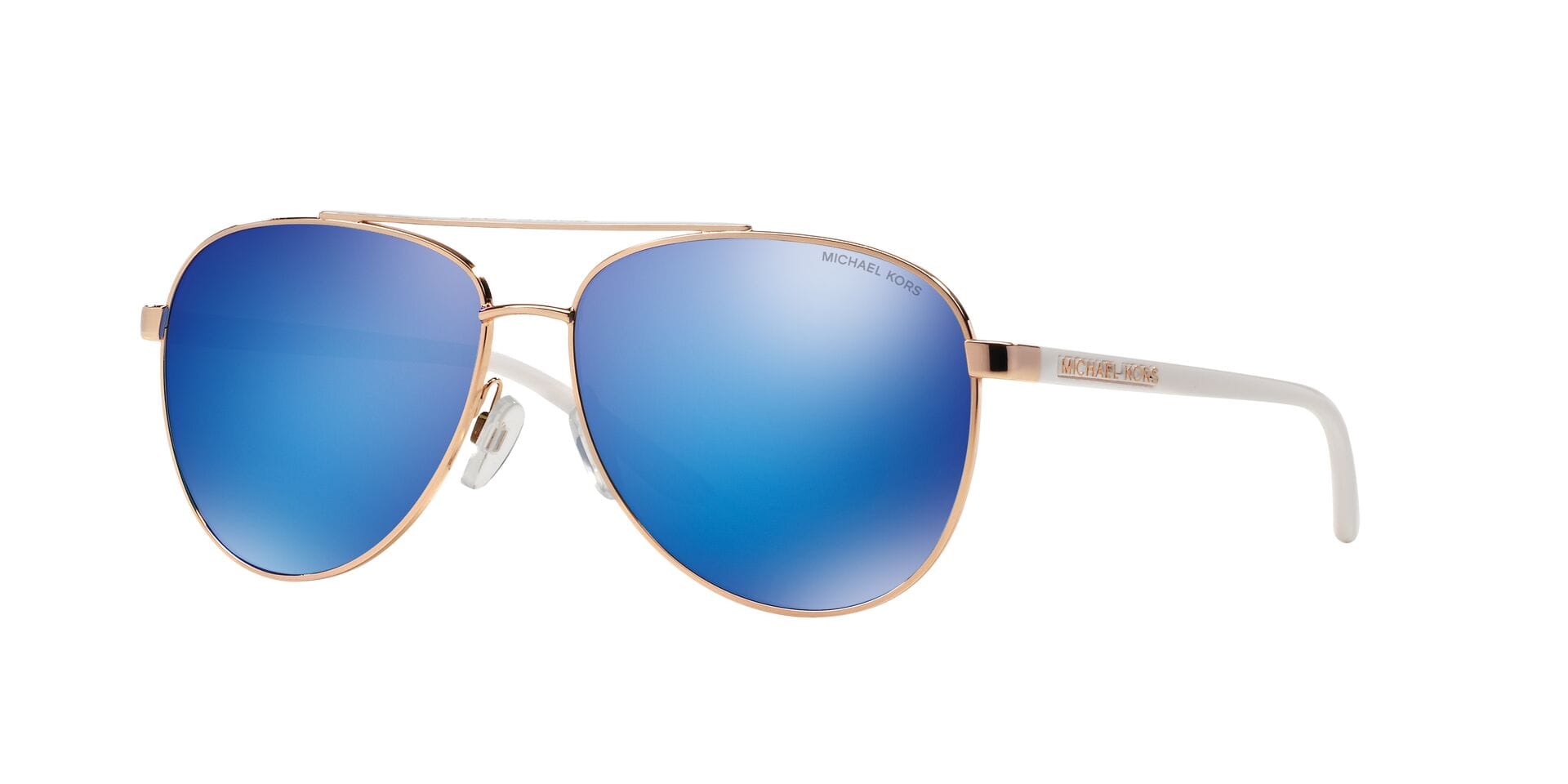 Michael Kors 0MK5007 Sunglass Rose Gold Female Full Shell Sunglass — Rose Gold frame — view 2