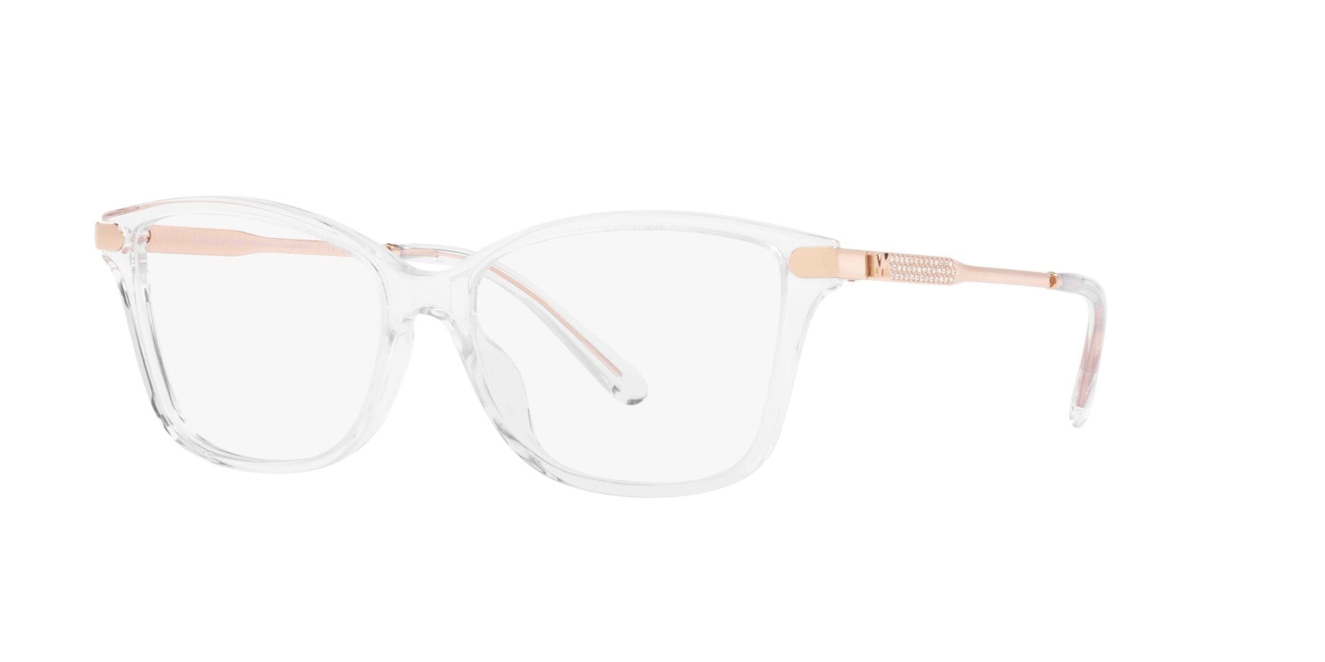 Michael Kors 0MK4105BU Frame Transparent Female Full Metal Frame — Transparent frame — view 2