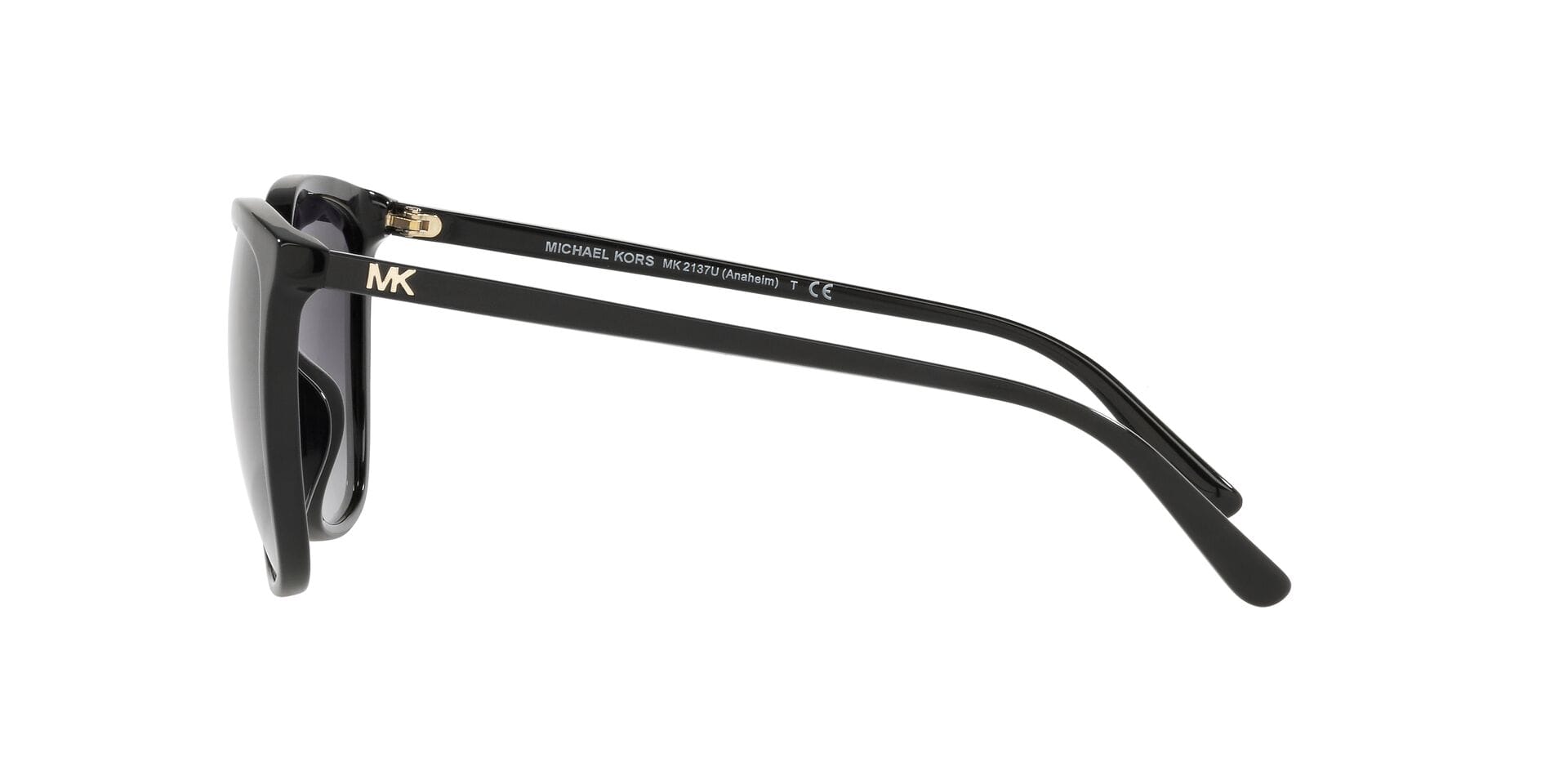 Michael Kors 0MK2137U Sunglass Black Female Full Shell Sunglass — Black frame — view 7
