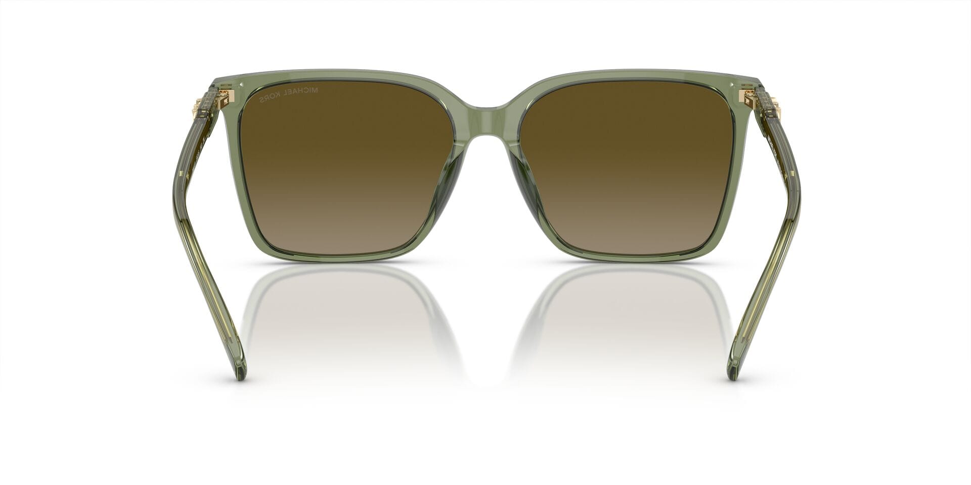 Michael Kors 0MK2197U Sunglass Transparent Green Female Full Sunglass — Transparent Green frame — view 6
