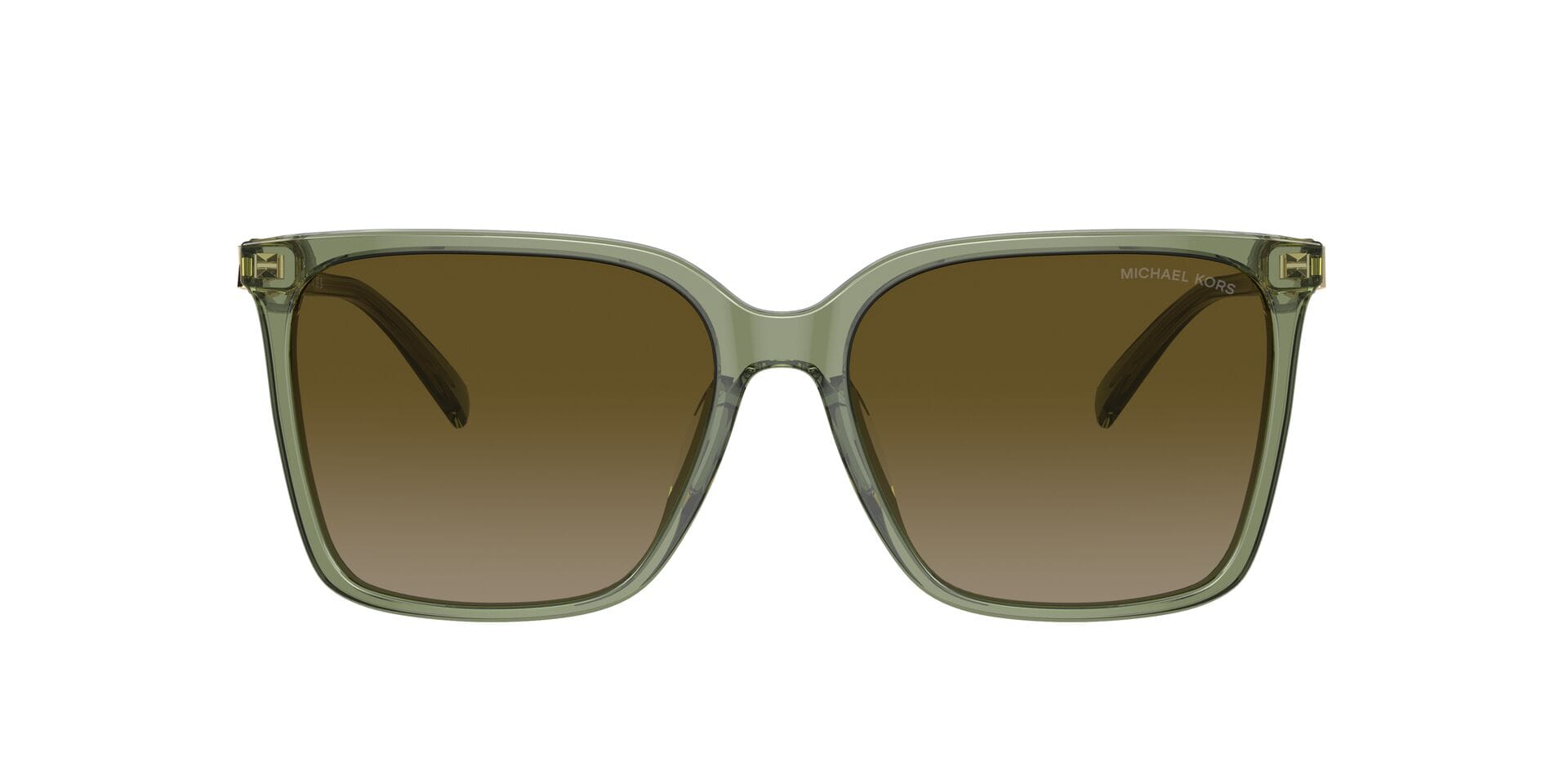 Michael Kors 0MK2197U Sunglass Transparent Green Female Full Sunglass — Transparent Green frame — view 7