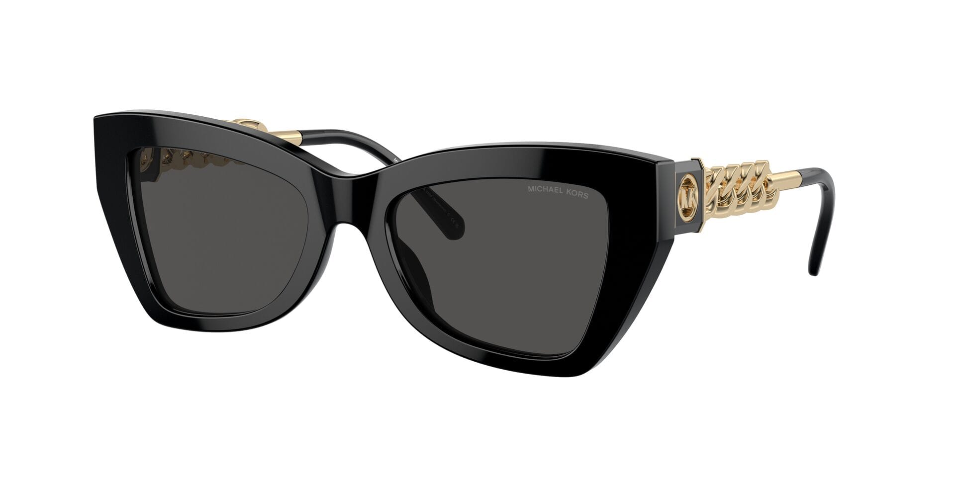 Michael Kors 0MK2205 Sunglass Black Female Full Metal Sunglass — Black frame — view 2