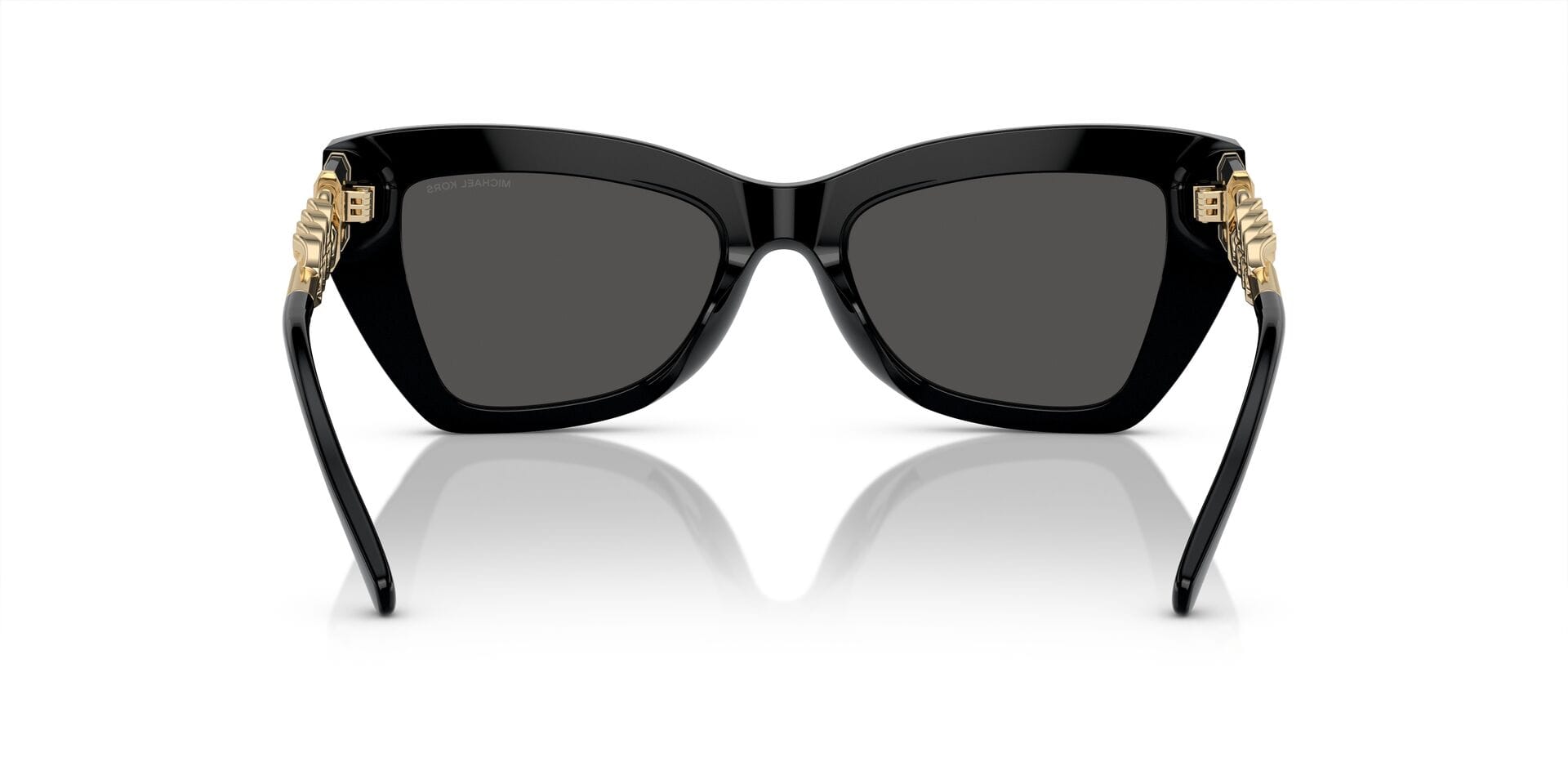 Michael Kors 0MK2205 Sunglass Black Female Full Metal Sunglass — Black frame — view 4