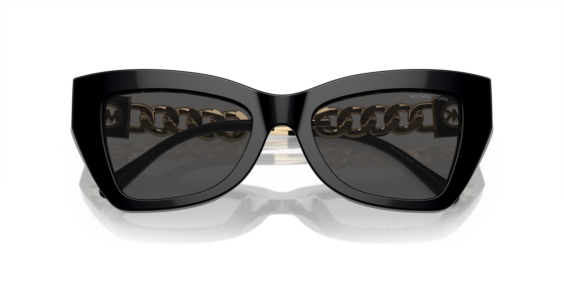 Michael Kors 0MK2205 Sunglass Black Female Full Metal Sunglass — Black frame — view 15