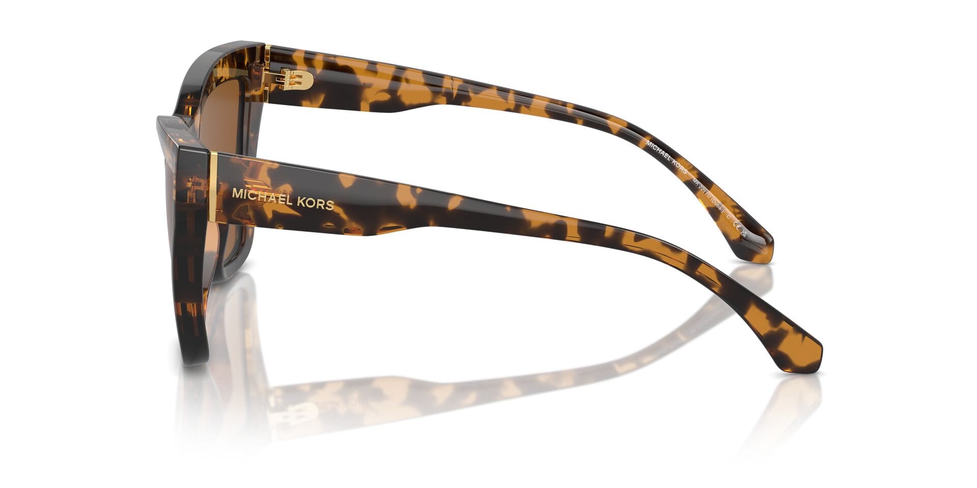Michael Kors 0MK2211U Sunglass Havana Female Full Shell Sunglass — Havana frame — view 11