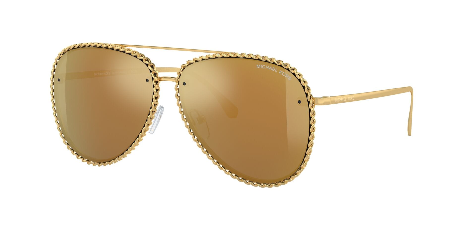 Michael Kors 0MK1147 Sunglass Gold Female Metal Metal Sunglass — view 3