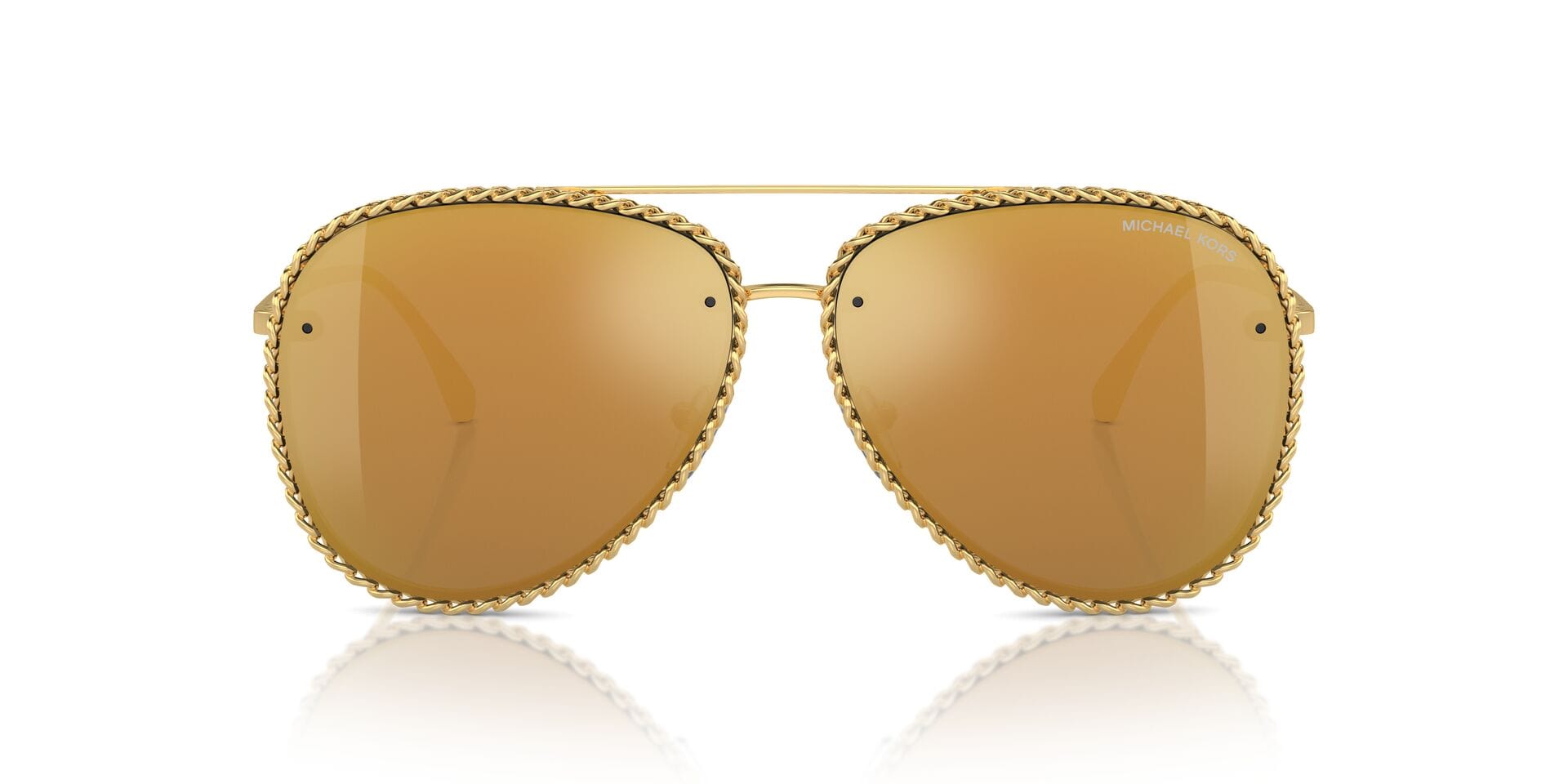 Michael Kors 0MK1147 Sunglass Gold Female Metal Metal Sunglass — view 4