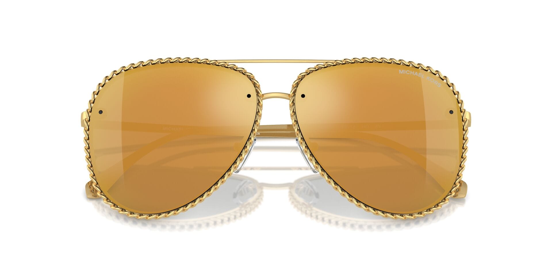 Michael Kors 0MK1147 Sunglass Gold Female Metal Metal Sunglass — view 7