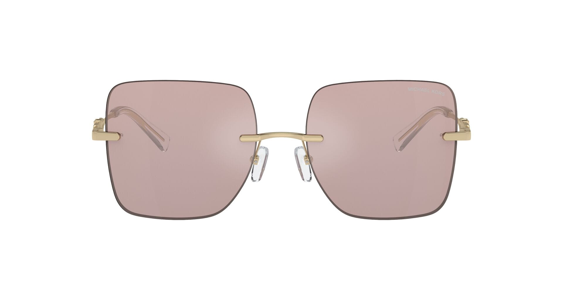 Michael Kors 0MK1150 Sunglass Gold Female RimLess Metal Sunglass — view 6
