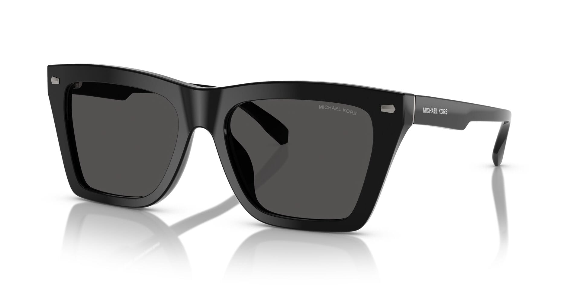 Michael Kors 0MK2225U Sunglass Black Male Full Shell Sunglass — Black frame — view 2