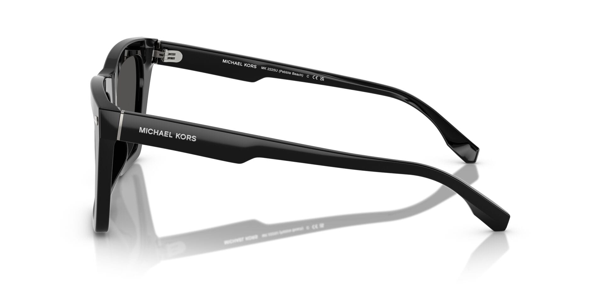 Michael Kors 0MK2225U Sunglass Black Male Full Shell Sunglass — Black frame — view 7