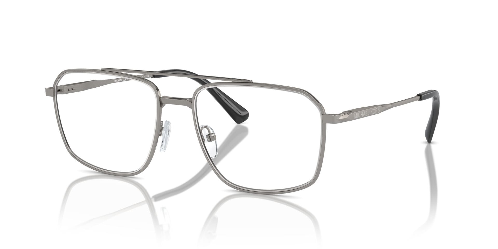 Michael Kors 0MK3084 Frame Gun Metal Male Full Metal Frame — Gun Metal frame — view 4