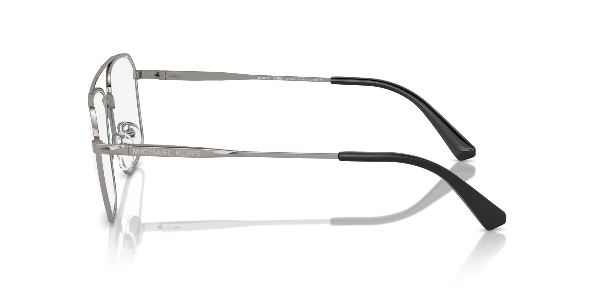 Michael Kors 0MK3084 Frame Gun Metal Male Full Metal Frame — Gun Metal frame — view 15