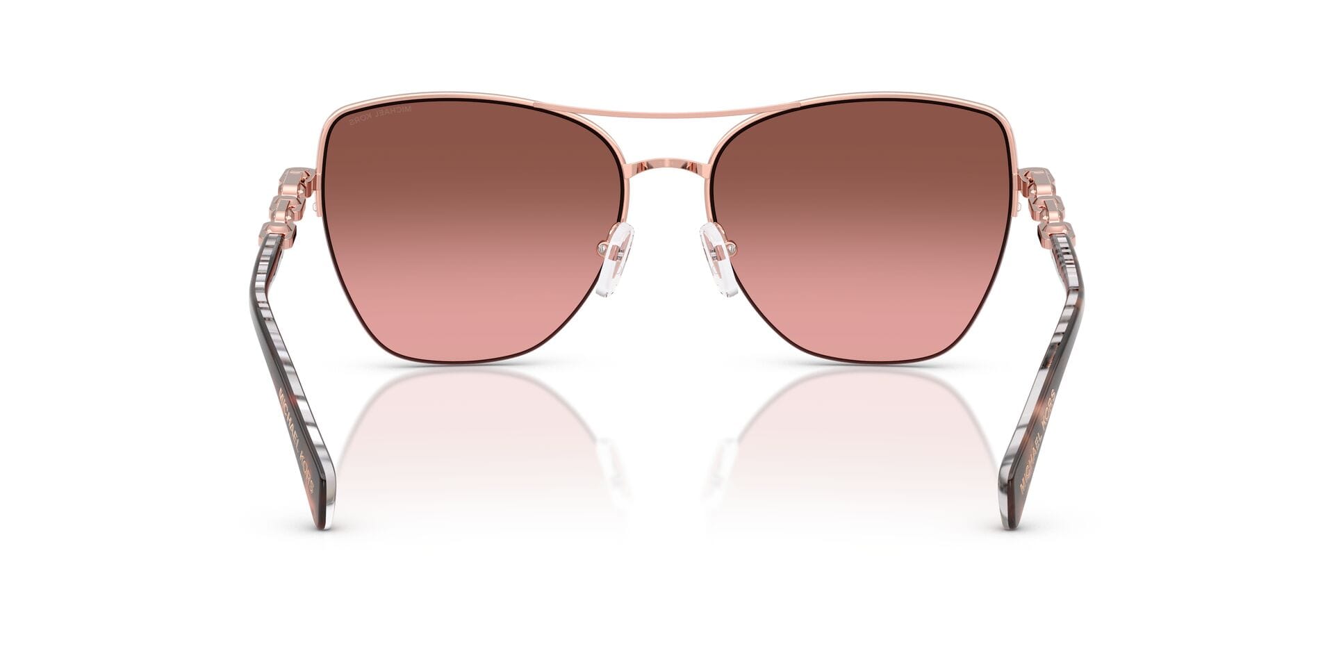 Michael Kors 0MK1163 Sunglass Pink Female Full Metal Sunglass — Pink frame — view 16