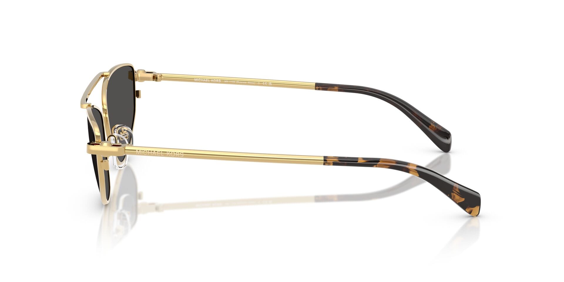 Michael Kors 0MK1164 Sunglass Gold Female Full Metal Sunglass — Gold frame — view 11