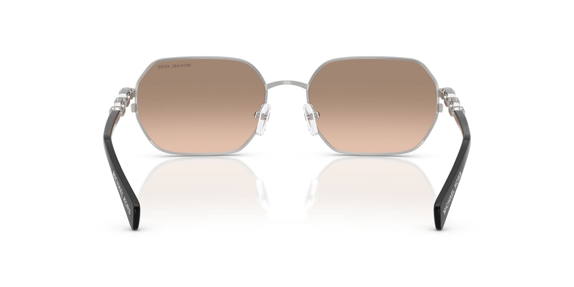 Michael Kors 0MK1165 Sunglass Silver Unisex Full Metal Sunglass — Silver frame — view 18