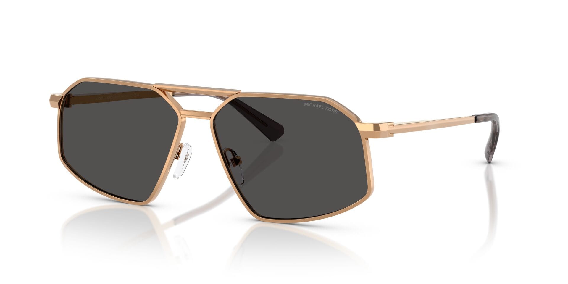 Michael Kors 0MK1167 Sunglass Gold Male Full Metal Sunglass — Gold frame — view 1
