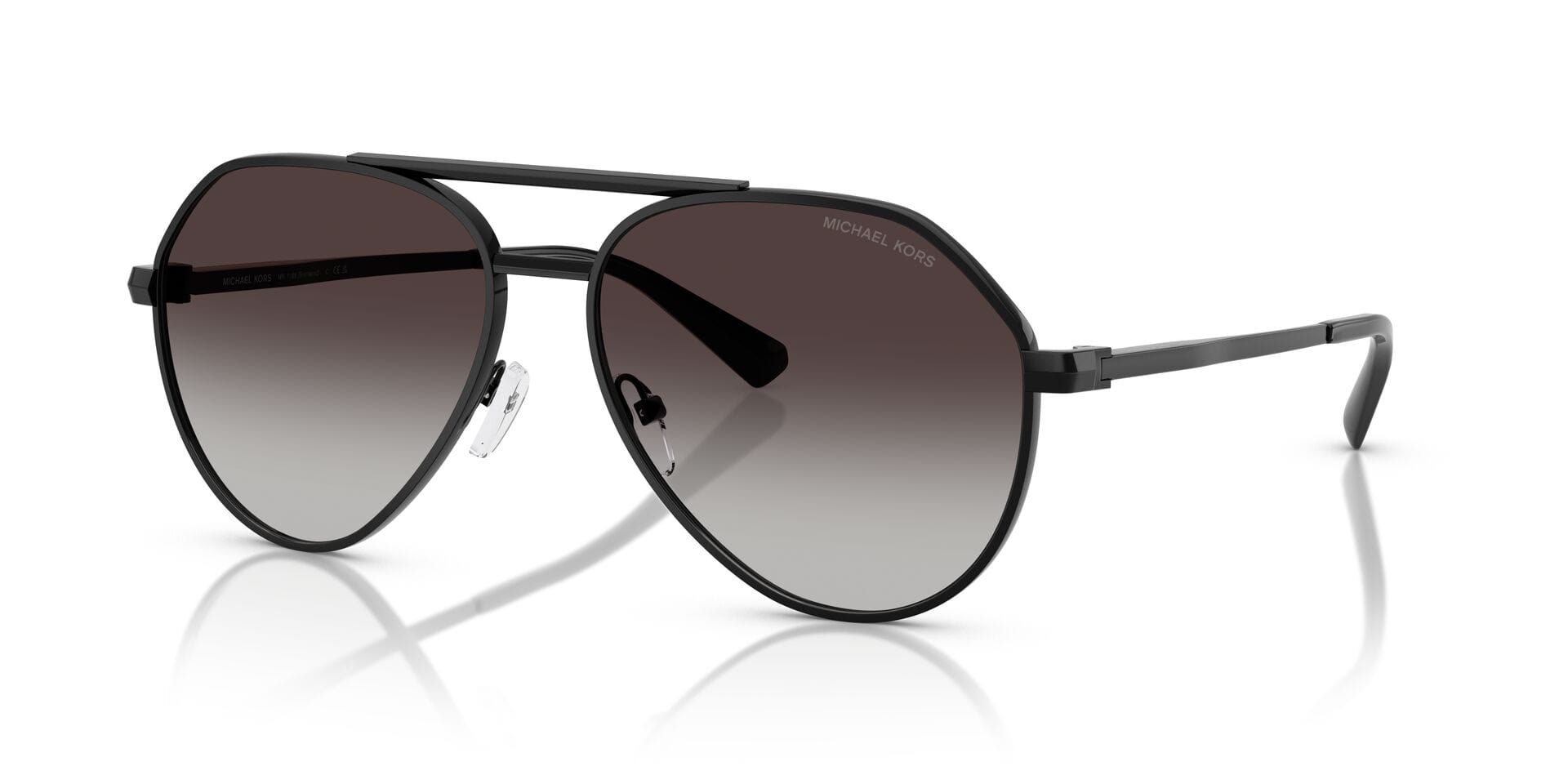 Michael Kors 0MK1168 Sunglass Black Male Full Metal Sunglass — Black frame — view 4