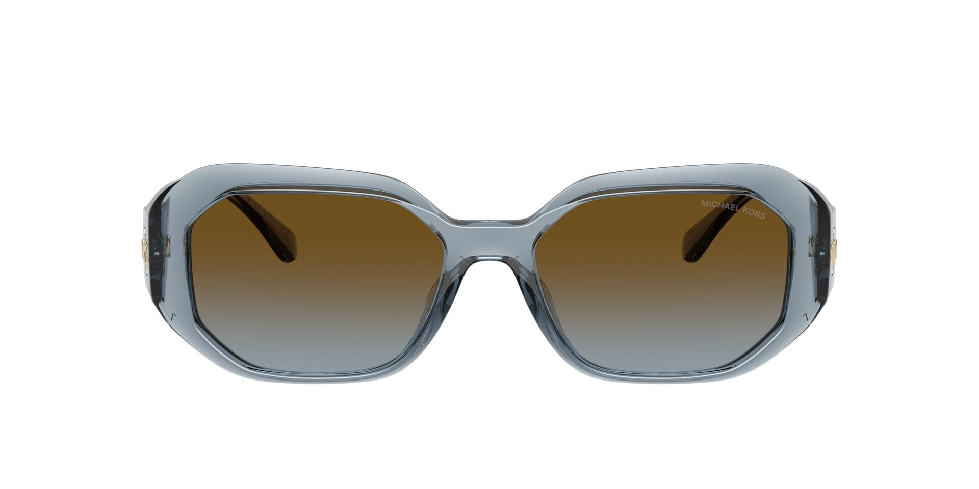 Michael Kors 0MK2240U Sunglass Blue Female Full Metal — Blue frame