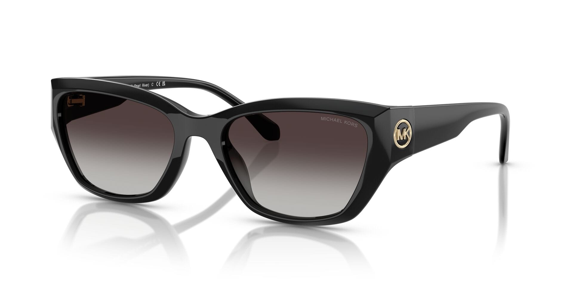 Michael Kors 0MK2242D Sunglass Black Female Full Shell Sunglass — Black frame — view 1