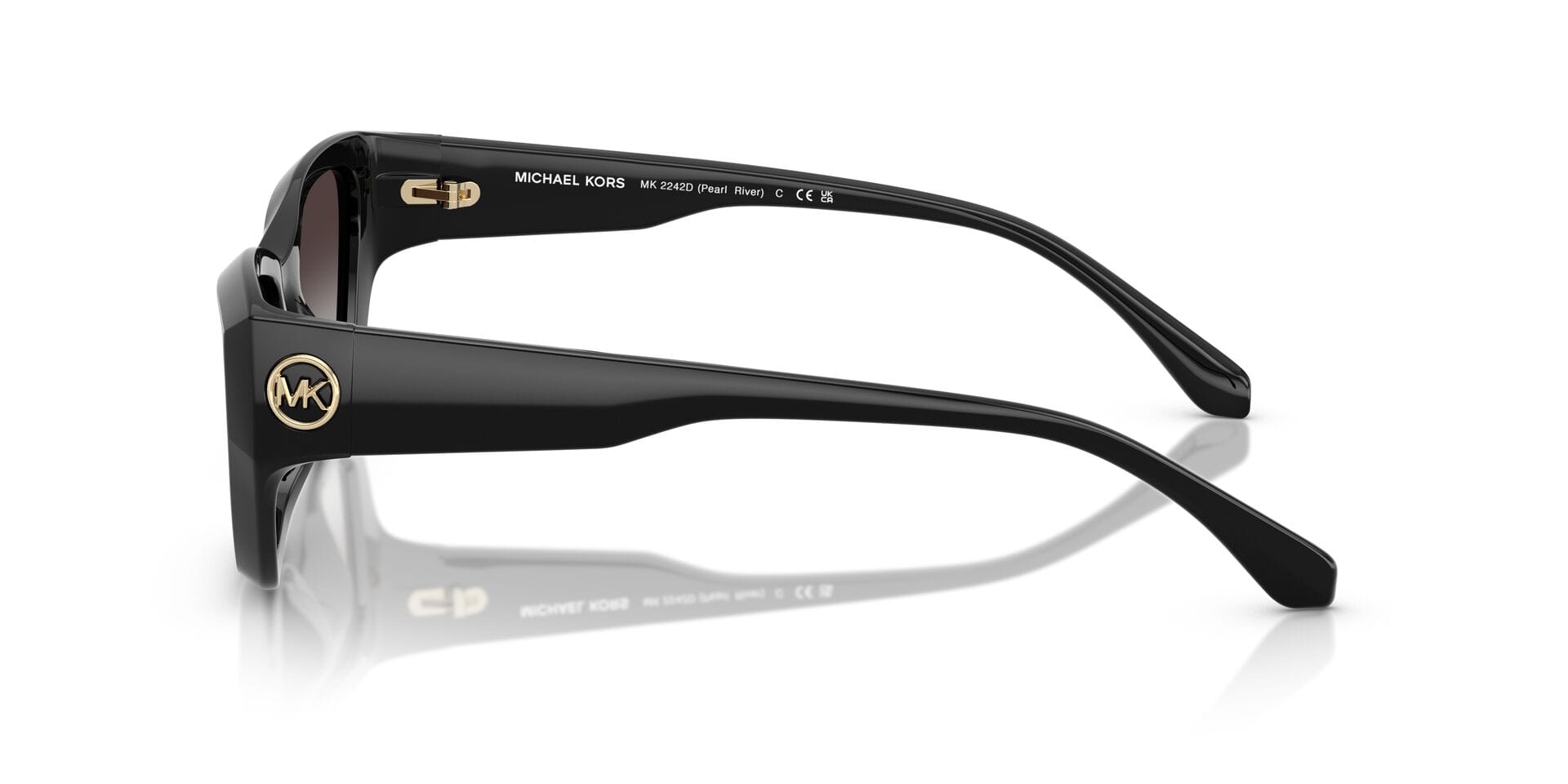Michael Kors 0MK2242D Sunglass Black Female Full Shell Sunglass — Black frame — view 10