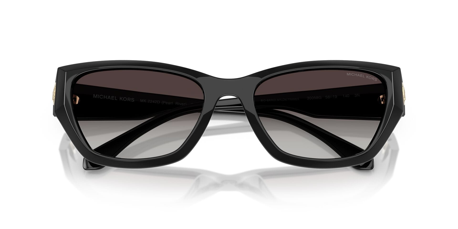 Michael Kors 0MK2242D Sunglass Black Female Full Shell Sunglass — Black frame — view 14