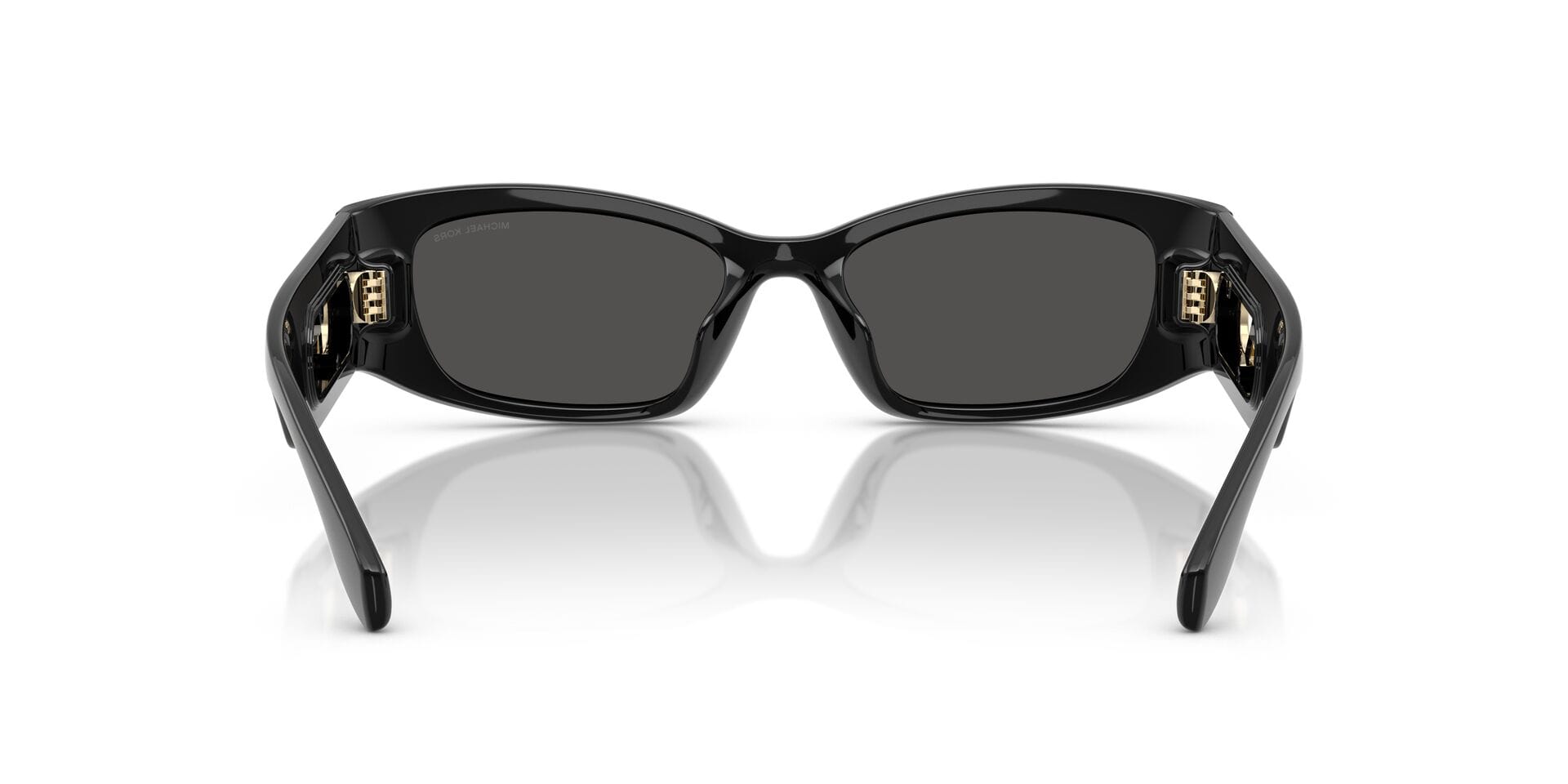 Michael Kors 0MK2243U Sunglass Black Female Full Shell Sunglass — Black frame — view 2