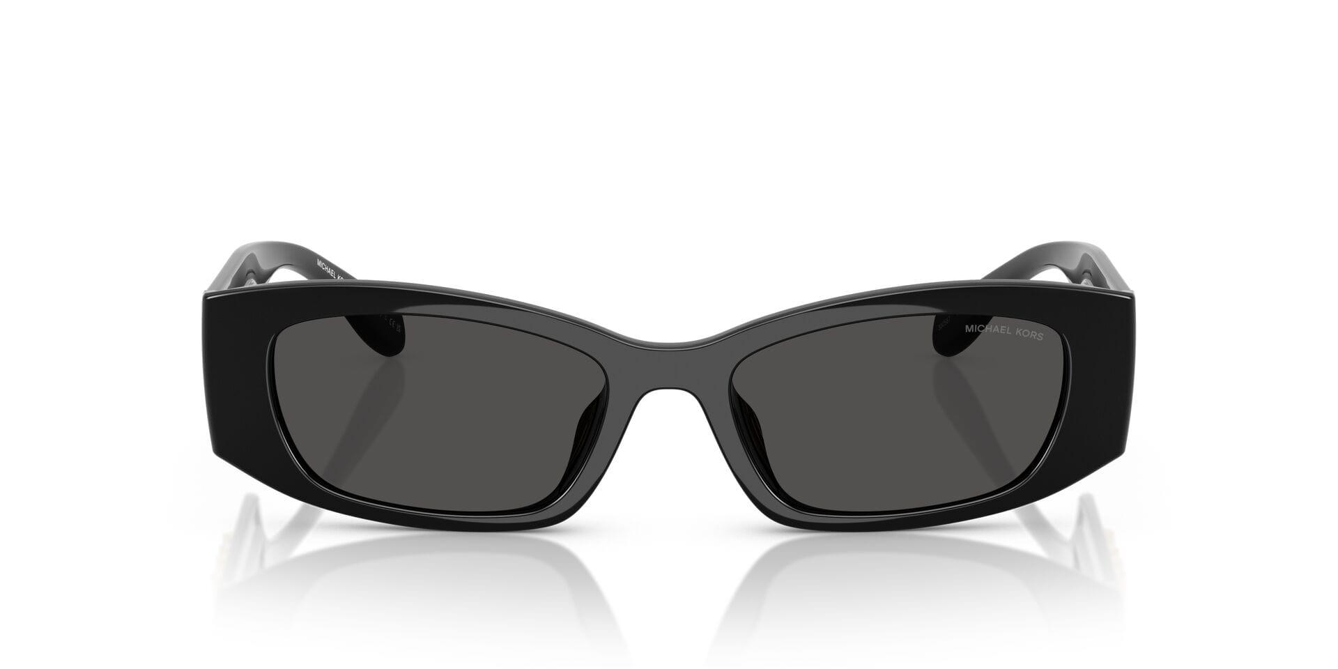 Michael Kors 0MK2243U Sunglass Black Female Full Shell Sunglass — Black frame — view 4