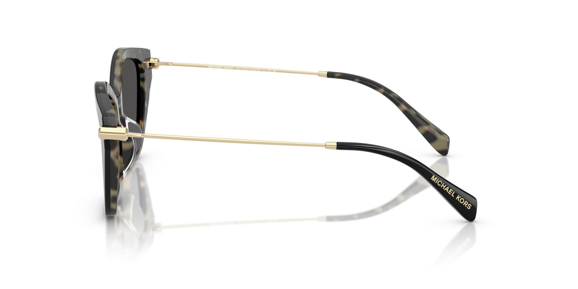 Michael Kors 0MK2246U Sunglass Black Female Full Metal Sunglass — Black frame — view 12