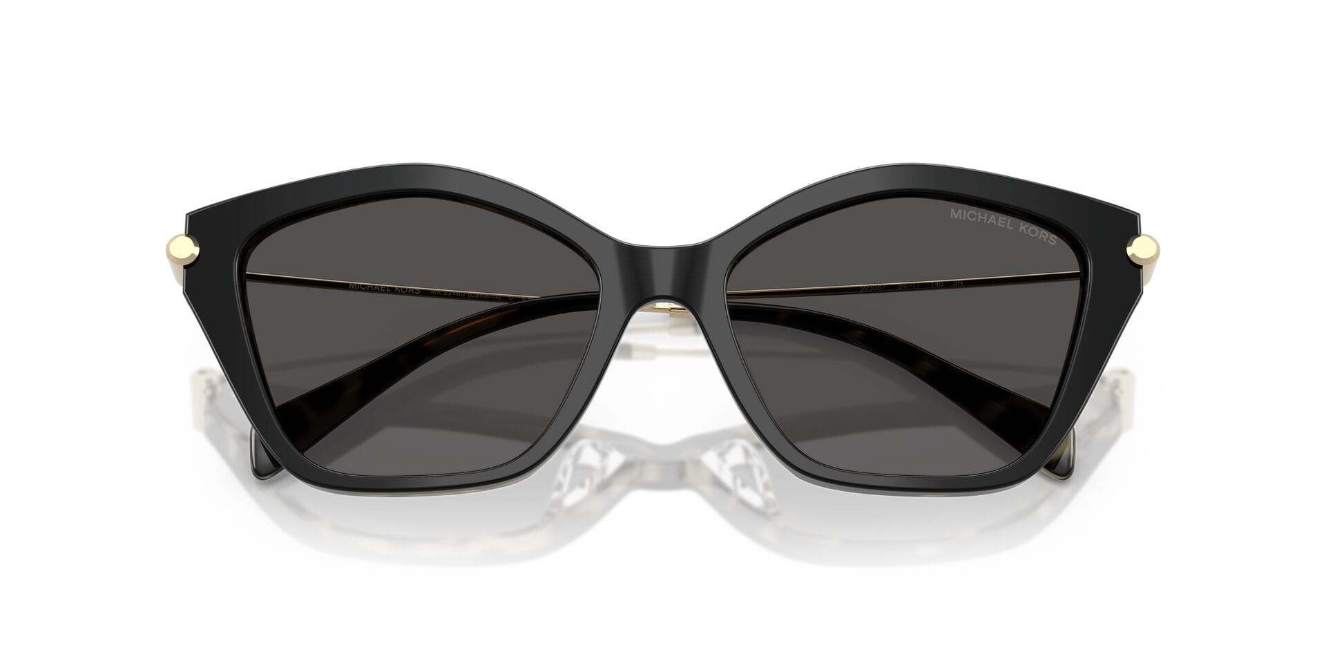Michael Kors 0MK2246U Sunglass Black Female Full Metal Sunglass — Black frame — view 15