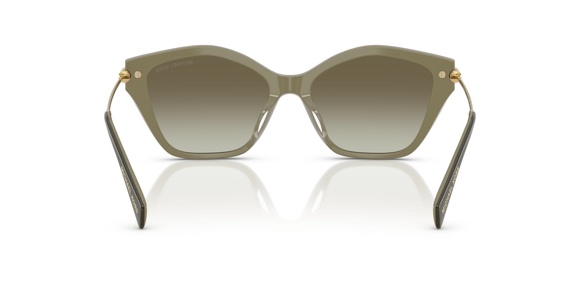 Michael Kors 0MK2246U Sunglass Green Female Full Metal Sunglass — Green frame — view 6