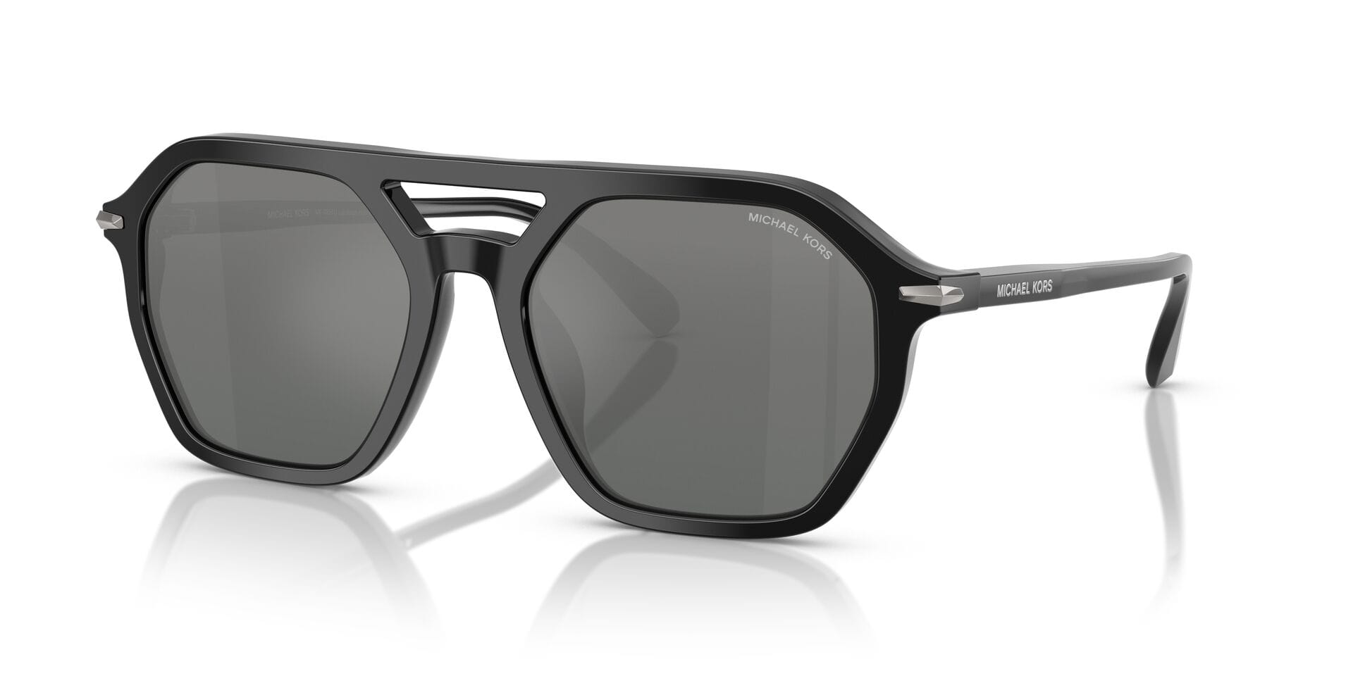 Michael Kors 0MK2251U Sunglass Black Male Full Shell Sunglass — Black frame — view 1