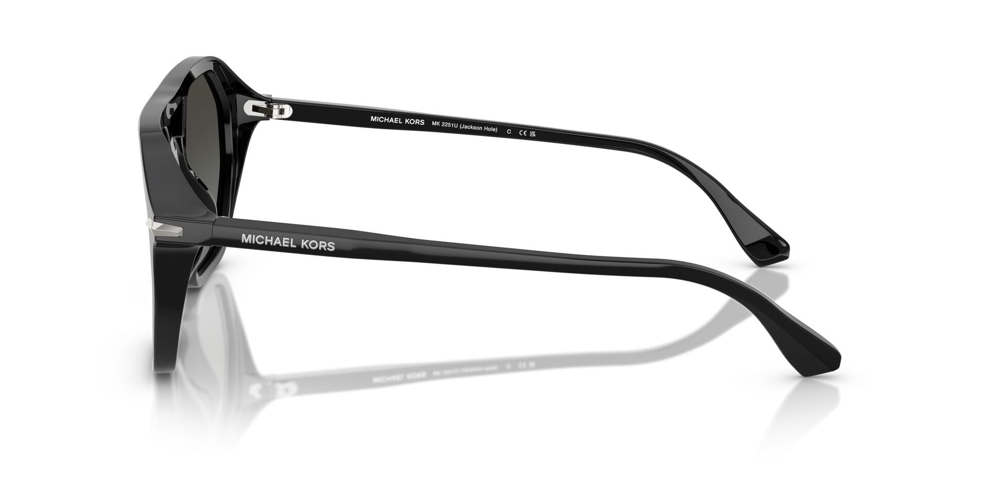 Michael Kors 0MK2251U Sunglass Black Male Full Shell Sunglass — Black frame — view 5
