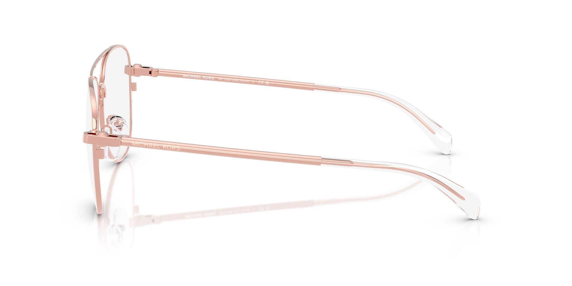 Michael Kors 0MK3089 Frame Pink Female Full Metal Frame — Pink frame — view 5