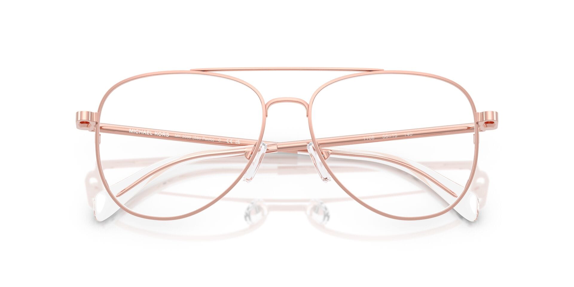 Michael Kors 0MK3089 Frame Pink Female Full Metal Frame — Pink frame — view 7