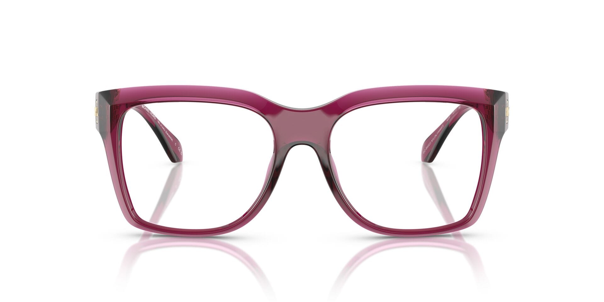 Michael Kors 0MK4144U Frame Maroon Female Full Shell Frame — Maroon frame — view 9
