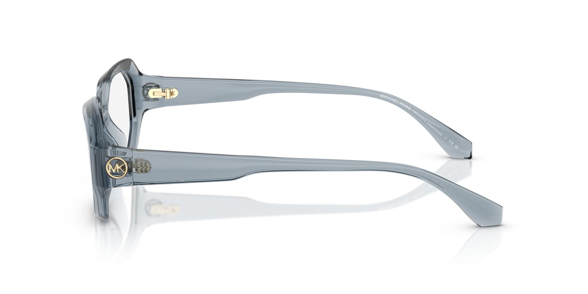 Michael Kors 0MK4147U Frame Blue Female Full Shell Frame — Blue frame — view 5