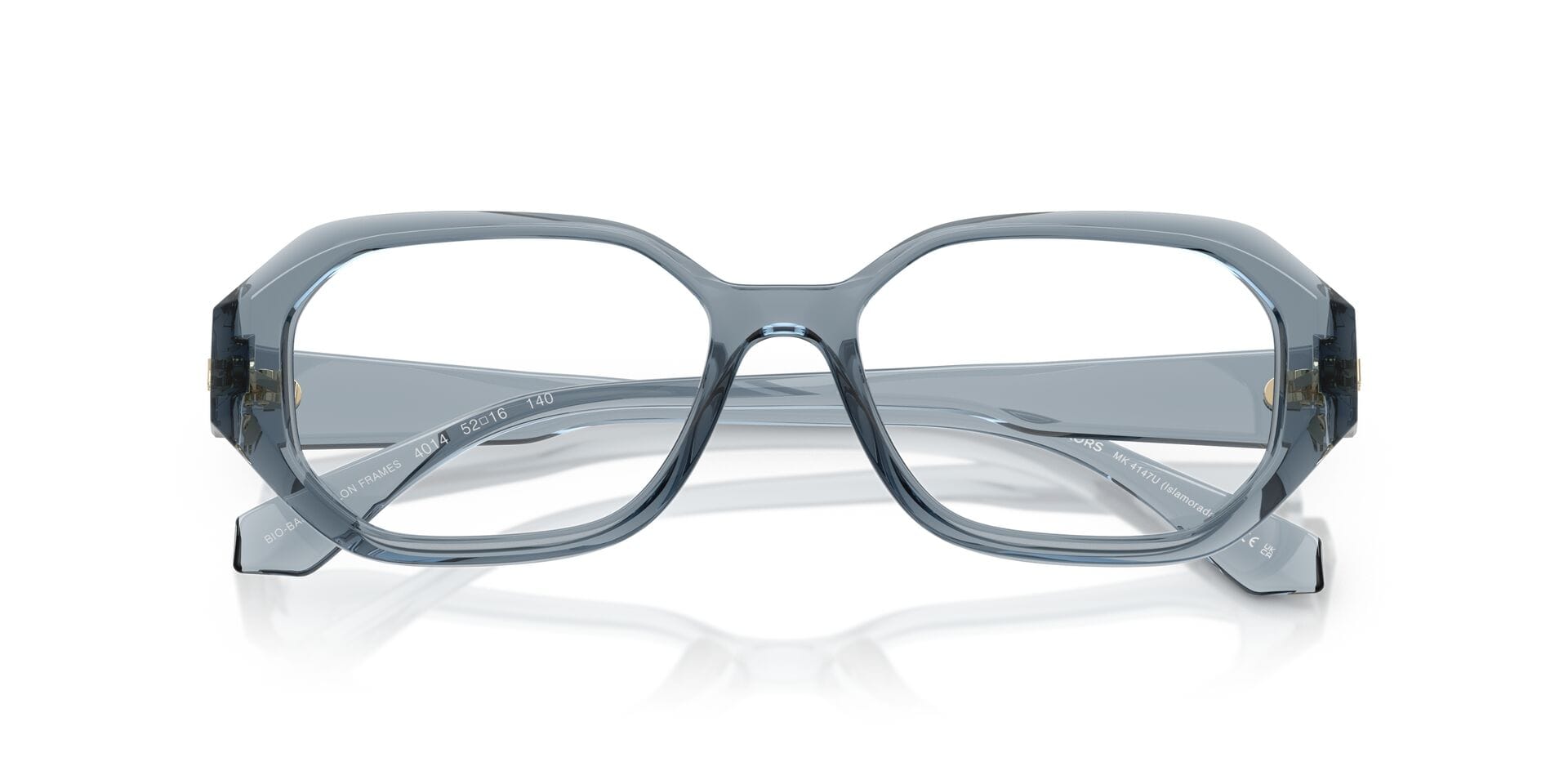 Michael Kors 0MK4147U Frame Blue Female Full Shell Frame — Blue frame — view 7