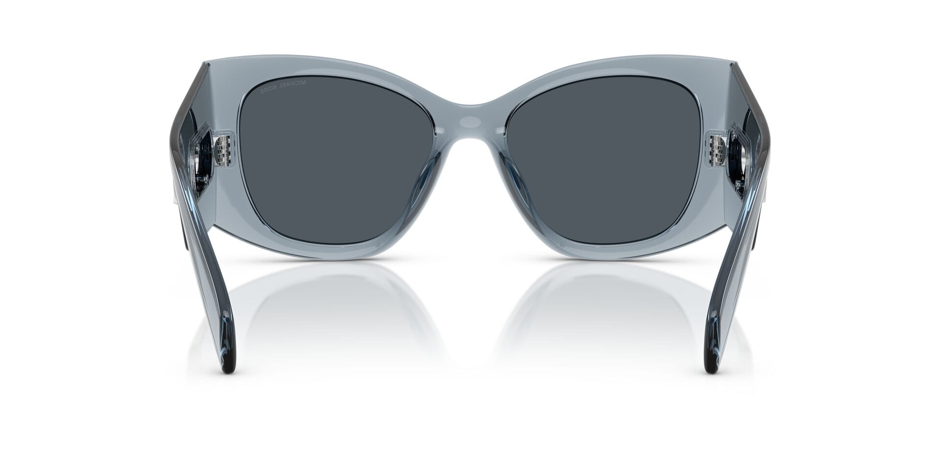 Michael Kors 0MK2244U Sunglass Transparent Blue Female Full Sunglass — Transparent Blue frame — view 2