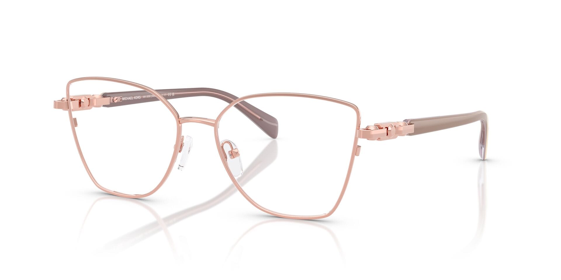 Michael Kors 0MK3090 Frame Rose Gold Female Full Metal Frame — Rose Gold frame — view 6