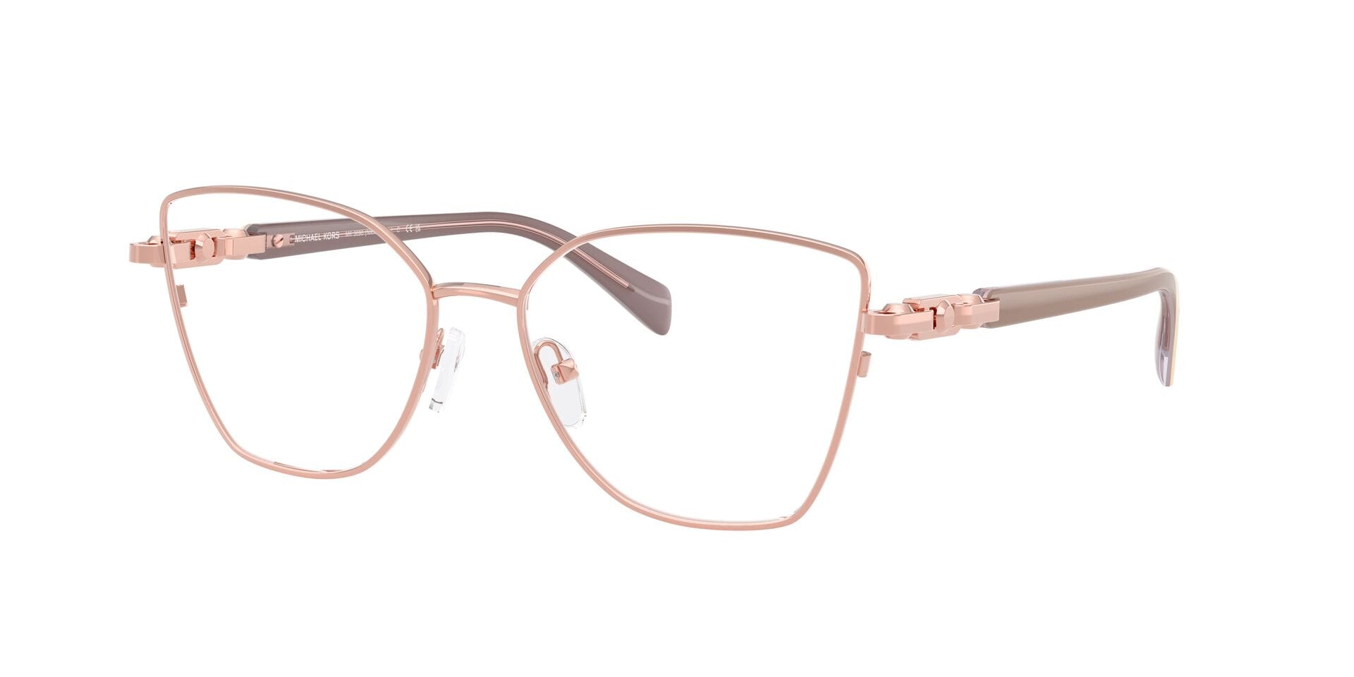 Michael Kors 0MK3090 Frame Rose Gold Female Full Metal Frame — Rose Gold frame — view 7