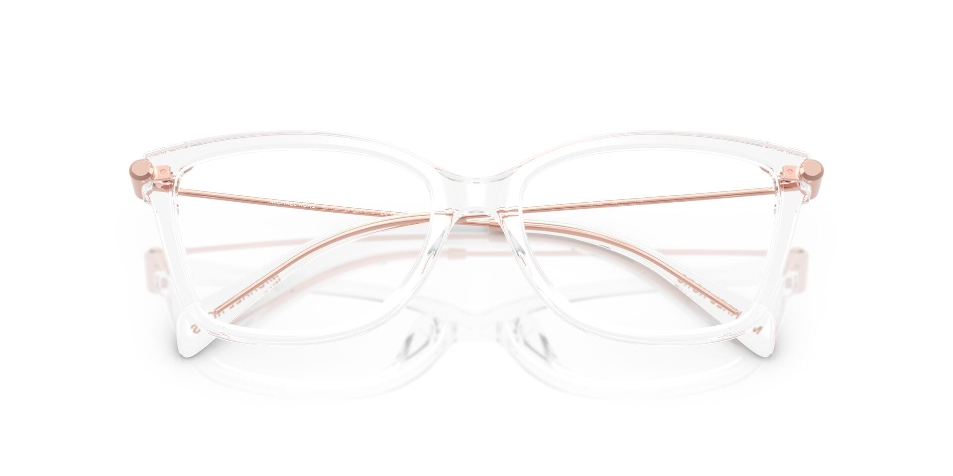 Michael Kors 0MK4150U Frame Transparent Female Full Metal Frame — Transparent frame — view 20