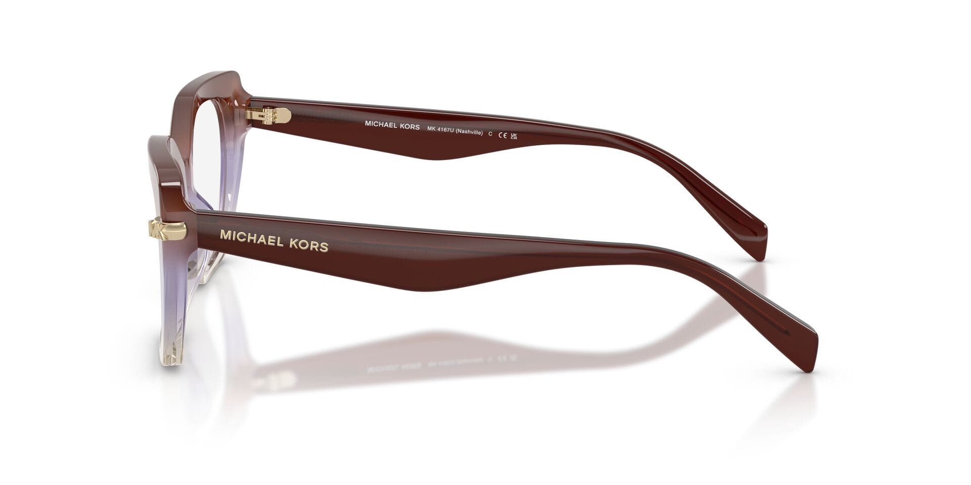 Michael Kors 0MK4167U Frame Violet Female Full Shell Frame — Violet frame — view 14