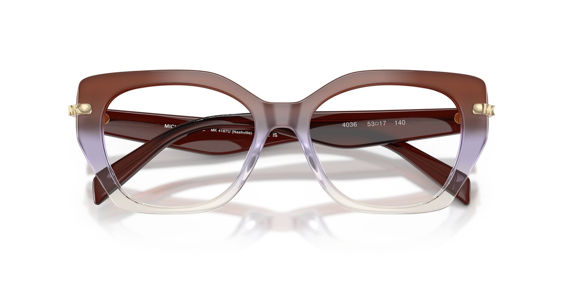 Michael Kors 0MK4167U Frame Violet Female Full Shell Frame — Violet frame — view 20