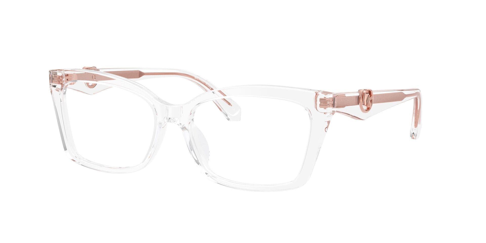 Michael Kors 0MK4165U Frame Transparent Female Full Shell Frame — Transparent frame — view 7